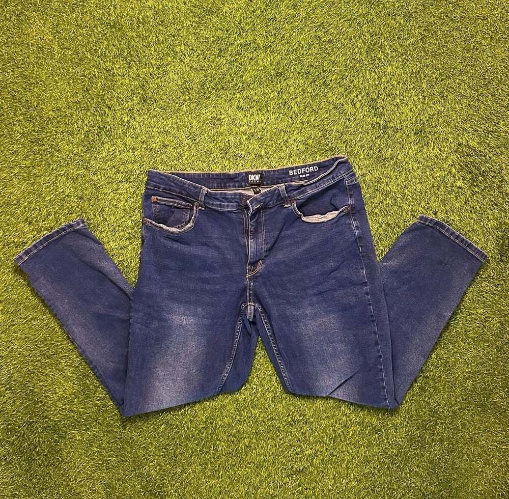 DKNY Jeans Bedford Slim Fit Denim Pants Size 34x30